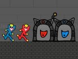 玩 Red and blue stickman huggy 2