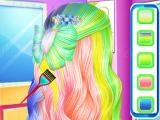 玩 Fashion rainbow hairstyle design