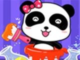 玩 Baby panda color mixing studio