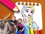 玩 Frozen ii coloring book now