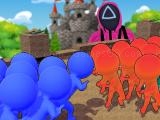 玩 Squid game crowd pusher now