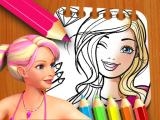 玩 Barbie doll coloring book now