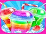玩 Rainbow frozen slushy truck: ice candy slush maker now