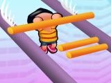 玩 Roof run: slide roof rails - simple fun game now