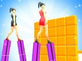 玩 Heels run race - stack rider now