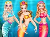 玩 Princess mermaid style dress up now