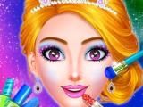 玩 Princess dress up & makeover - color by number now