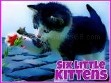 玩 Six little kittens now