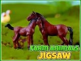 玩 Farm animals jigsaw now