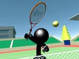 玩 Stickman tennis 3d now
