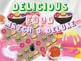 玩 Delicious food match 3 deluxes now