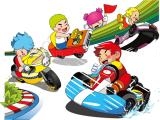 玩 Cartoon kart puzzle now
